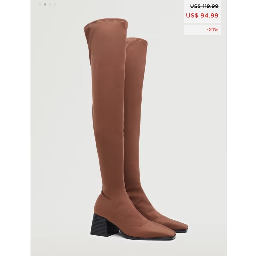 Mango high heel boots